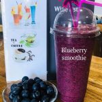 Blueberry smoothie-drink Blueberry smoothie-drink
