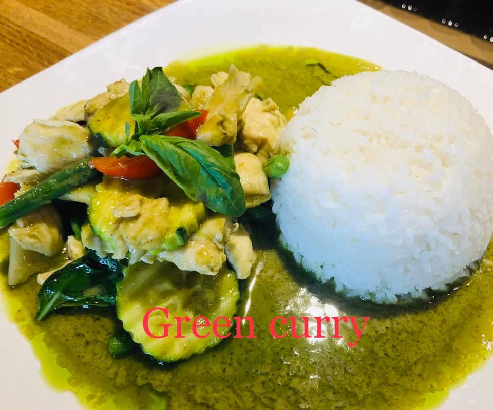 Green curry dish Green curry dish